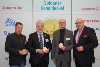 Goldener Kanaldeckel 2013