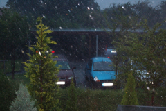 Gewitter und Hagel am 26 Juli 2008 gegen 18 Uhr 16