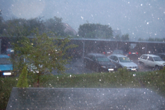 Gewitter und Hagel am 26 Juli 2008 gegen 18 Uhr 12