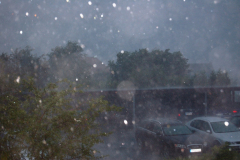 Gewitter und Hagel am 26 Juli 2008 gegen 18 Uhr 14