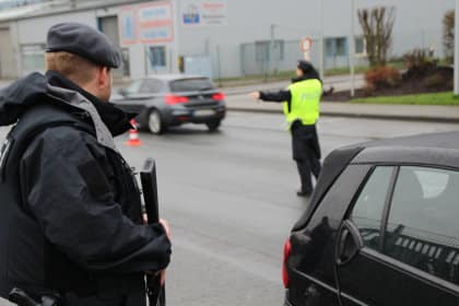 Polizeikontrollen im HSK und MK